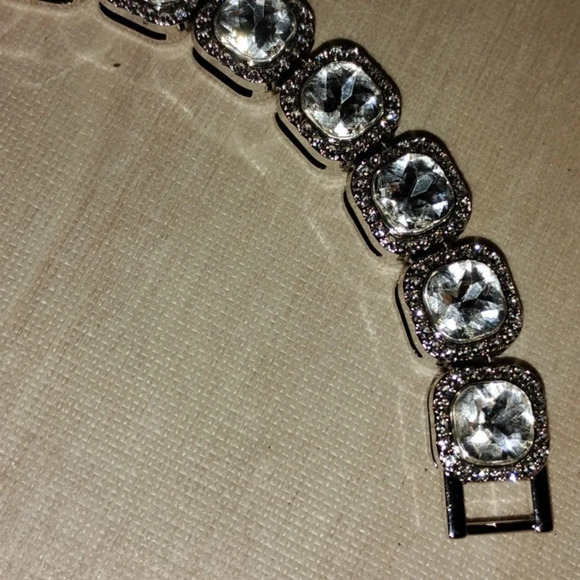 New bracelet‎ Shiny silver tone 8 - Picture 3 of 4